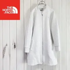 ノースフェイス　ホワイトレーベル　フルジップトレーナー　レディースM　ロング丈
