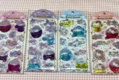 マイメロ　クロミ　シナモン　キティ　ウォーターシール
