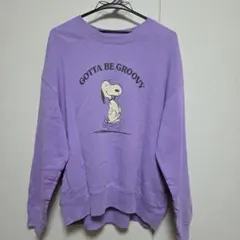 UNIQLO UT スヌーピー スウェット パープル S