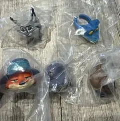 ズートピア2 ファッションリング 全5種コンプセット