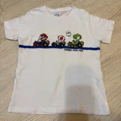 UNIQLO マリオカート キッズ Tシャツ ホワイト
