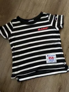 X-LARGE ✖️チャンピオン　ボーダーTシャツ 100cm