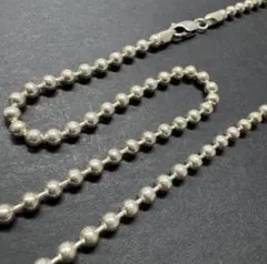 シルバー925 ボールチェーン ネックレス ヴィンテージ