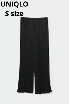 UNIQLO プリーツストレートパンツ 丈標準 Sサイズ