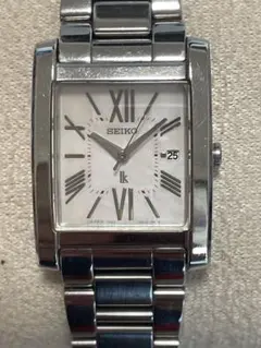 SEIKO セイコー 7N82-0DK0 シルバー 3針 レクタンギュラー　稼働のサムネイル