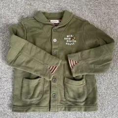 MIKI HOUSE ジャケット 120cm オリーブグリーン　※即買い歓迎
