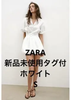 ZARA❤︎ポプリンミニワンピース　XS