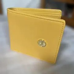 水晶院♢黄虎發財財布 二つ折りタイプ♢黄色♢風水♢未使用保管品♢箱無し