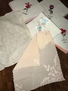 刺繍入りハンカチセット