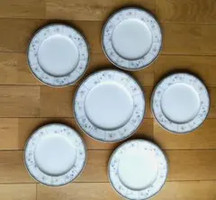 ナルミ　BONE CAINA 花柄 食器セット 6枚 23×5枚 27×1枚 皿