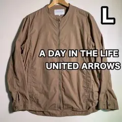 ユナイテッドアローズ シャツジャケット ジップアップ 春夏 ブルゾン アウター