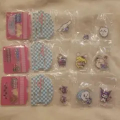 ちいかわ サンリオ レイヤーアクリルスタンド うさぎ モモンガ ちいかわ 3点