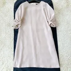 美品✨FOXEY ワンピース Aライン ウール ベージュ系 40