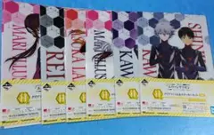 一番くじエヴァンゲリオン エヴァパイロット集結!クリアファイル＆ステッカーセット