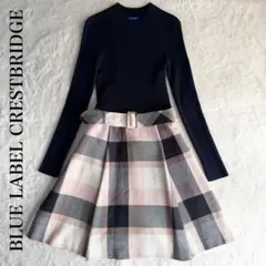 ブルーレーベルクレストブリッジ ワンピース ニット ニットワンピース 38 M