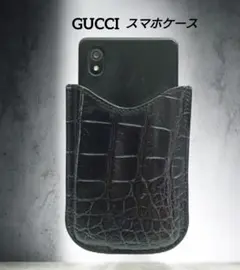 美品【GUCCI】リアルクロコダイル/スマホケース/マルチケース/