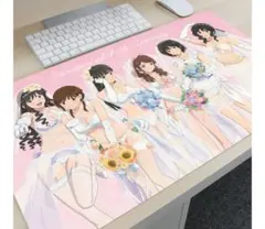 アマガミSS デスクマット 描き下ろし集合ウェディング水着ver タイム
