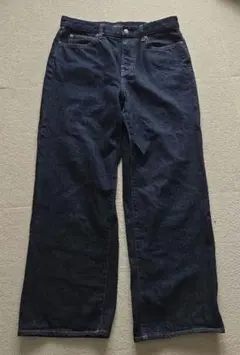 ユニクロ ワイドストレートジーンズ