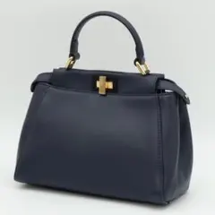 超美品 FENDI ピーカブー ミニ フリル ショルダーバッグ スカーフ付き 