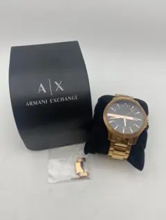 ARMANI EXCHANGE GMT 腕時計 ゴールドカラー 本体限定 | Mercari