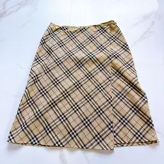 Burberry Blue Label ノバチェック フレアスカート 38 - メルカリ