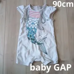 baby GAP 人魚イラストの水着 90cm 18-24months ピンク