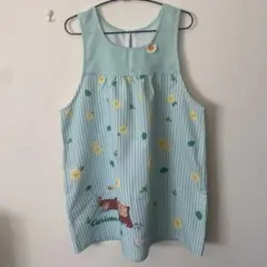 【保育士エプロン】汚れあり>_<おさるのジョージ♡保育士エプロン