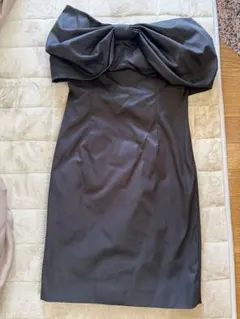 Dress Lab ブラック　リボン付きドレス