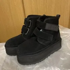 厚底ムートンブーツ