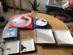 ハローキティ・マイメロディ皿6枚セット
