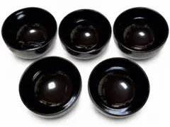 漆器 蓋付き椀 2客セット 黒塗り 伝統工芸 - メルカリ