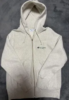 ［中古］Champion グレー フルジップパーカー