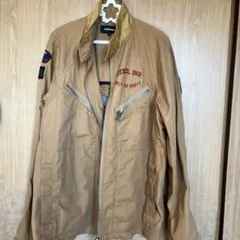 DIESEL ミリタリージャケット ベージュ