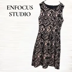 ENFOCUS STUDIO/ノースリーブワンピース/総柄/フレア/二次会