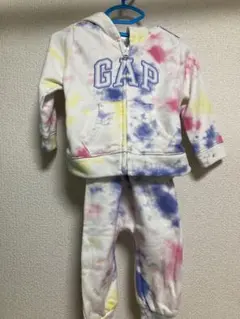 GAP タイダイ柄 フード付きスウェット 6-12ヶ月