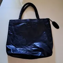 新品同様 イビザ 四つ葉のクローバー 黒トート