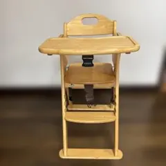 KATOJI 木製ベビーチェア テーブル付き