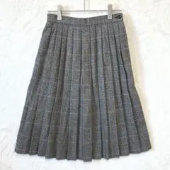 ジェイプレス／プリーツスカート Ｓ チェック ひざ下丈 ヴィンテージ 90年代