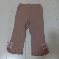 エニィファム　ピンク フリル リボン付きハーフパンツ　120cm
