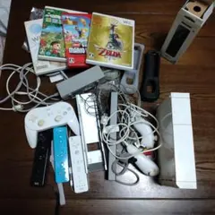 任天堂 Wii RVL-S-WD　ソフト4本付き