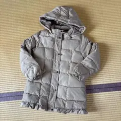 ベージュ ダウンコート 130cm