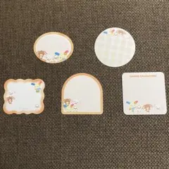 サンリオ　書き込めるシール　5枚