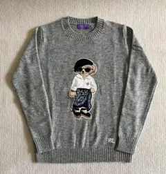 ポロベア コットンセーター ポロラルフローレン シルク 刺繍 ブラック ポロベア コットンセーター ポロラルフローレン シルク 刺繍