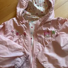 ミキハウスパーカー90㎝　フード取外し可