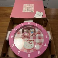ハローキティ　からくり掛け時計　さくらんぼ　当時物　激レアのサムネイル