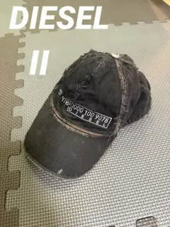【希少】ディーゼル DIESELキャップダメージ加工 ナンバリングブラック II