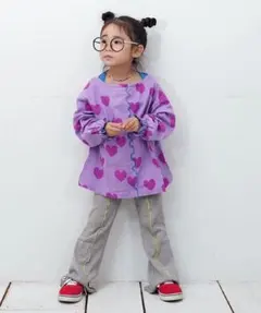 マーキーズ　総柄フレアスリーブカットソー