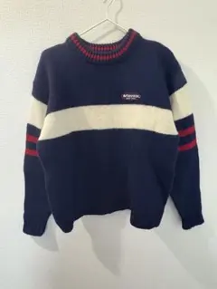 90s USA製 旧タグ VANS ニット セーター ボーダー