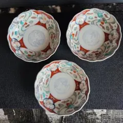 古伊万里 鳥と花模様の陶器皿3枚セット006 - メルカリ