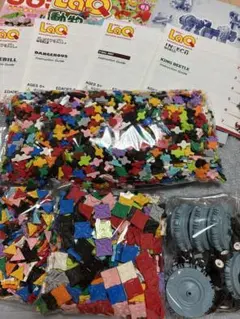 LaQ ラキュー　2000ピースセット+ハマクロンパーツ×48個+作り方の本6冊 LaQ ラキュー 2000ピースセット+ハマクロンパーツ×48個+作り方の本6冊